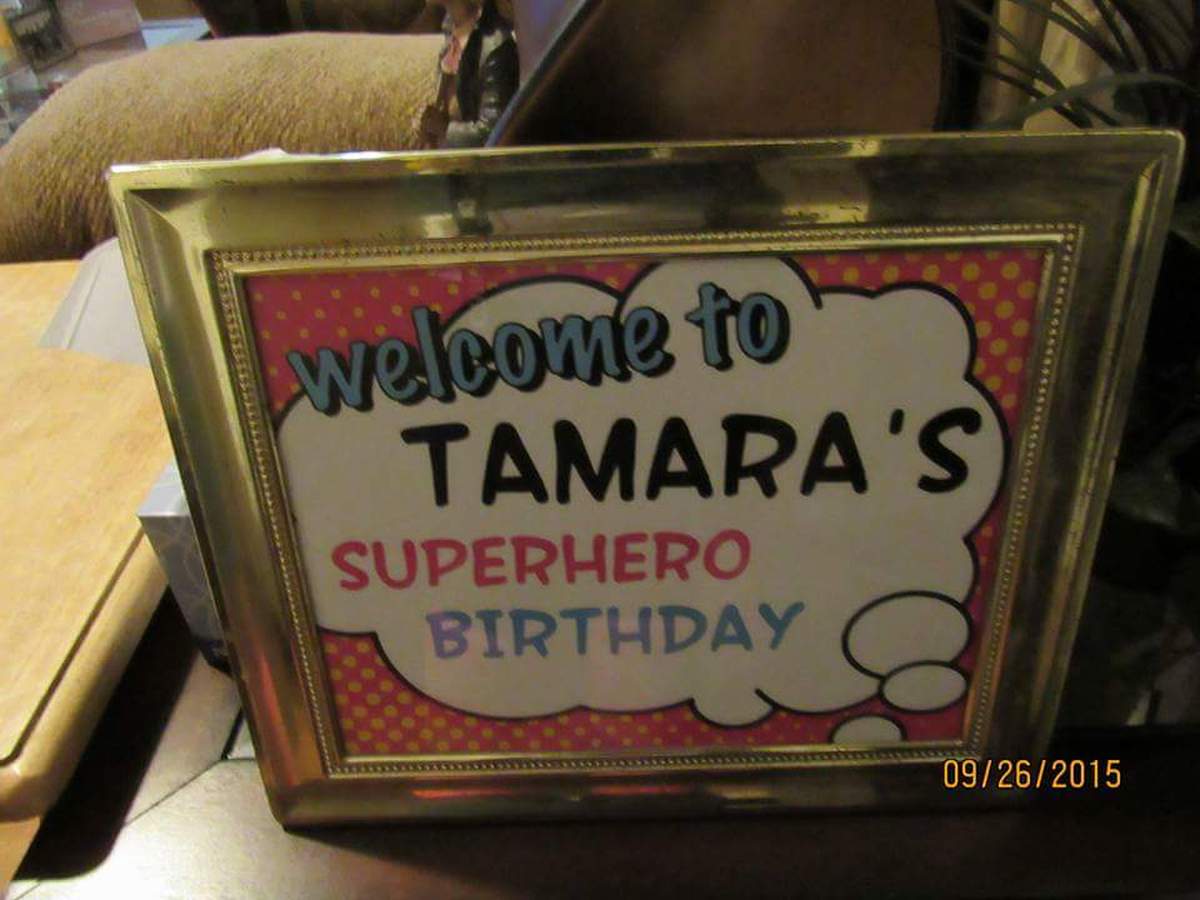 Tamara's Superhero Birthday - Superhero 