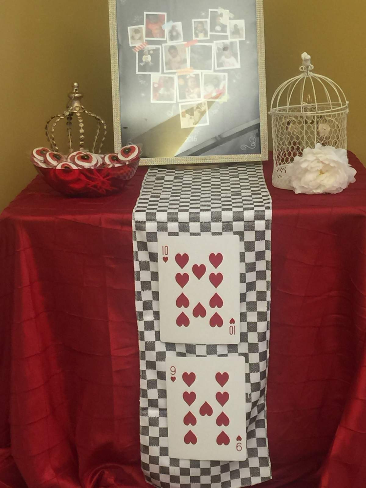 Queen Of Hearts Birthday Party Ideas Photo 3 of 23 Catch My Party