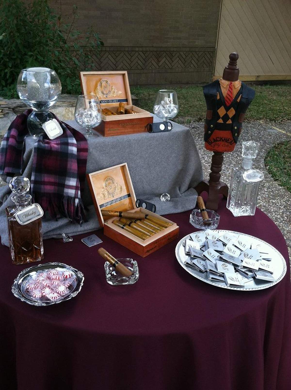 SWEETS & CIGARS Birthday Party Ideas | Photo 1 of 8 | Catch My Party