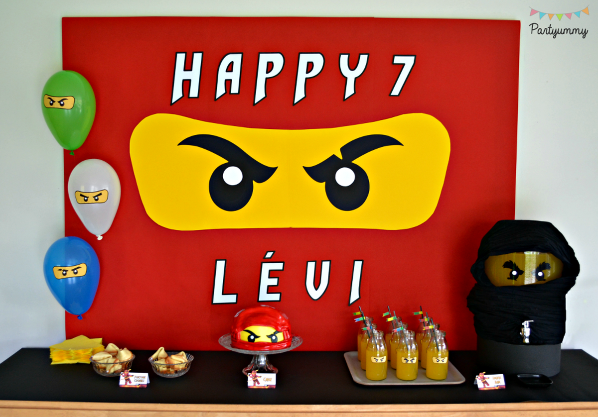 Lego Ninjago Birthday Party Ideas Photo 1 Of 15 Catch My Party