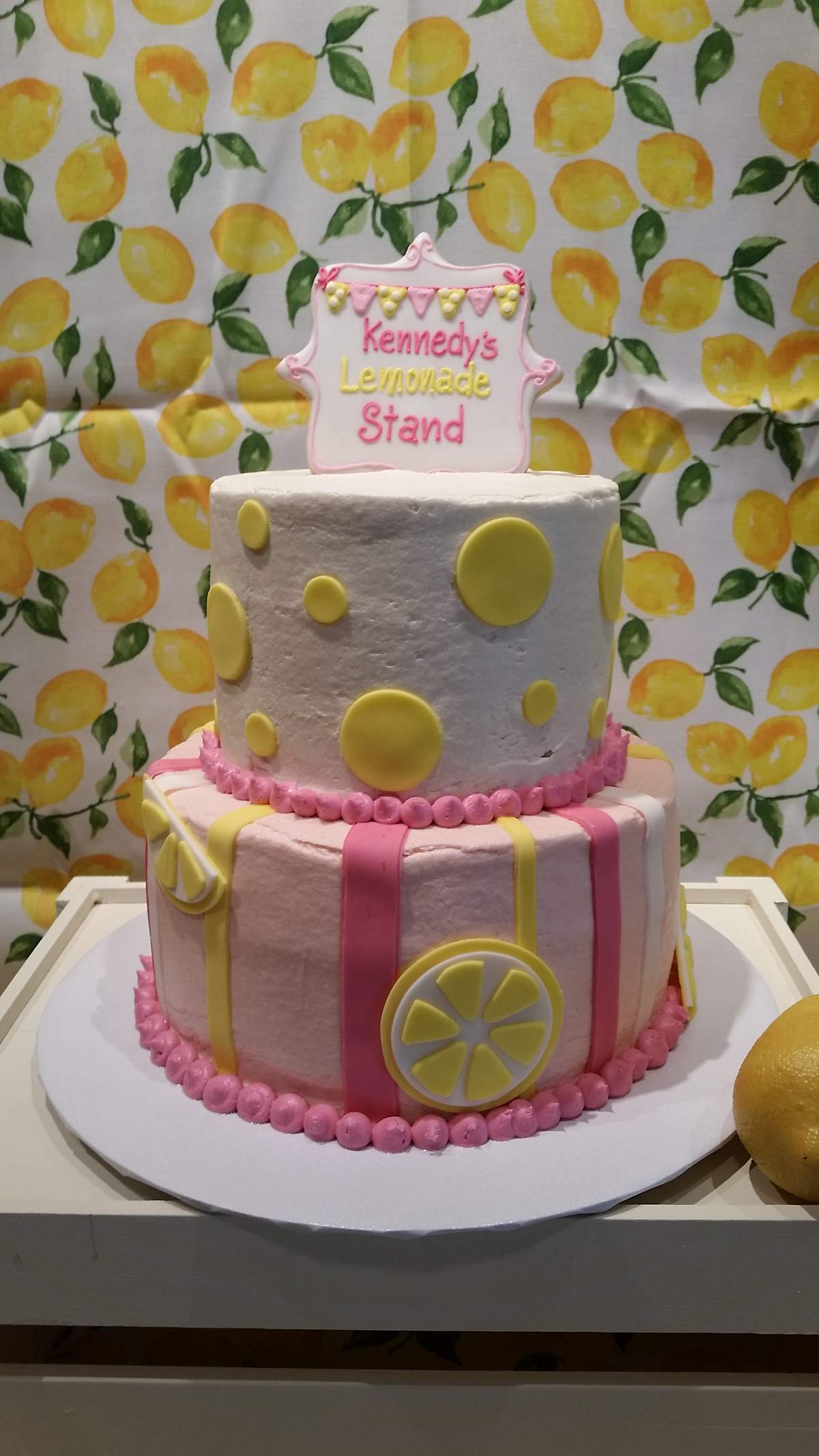 Kennedy's Lemonade Party - Lemonade Stand