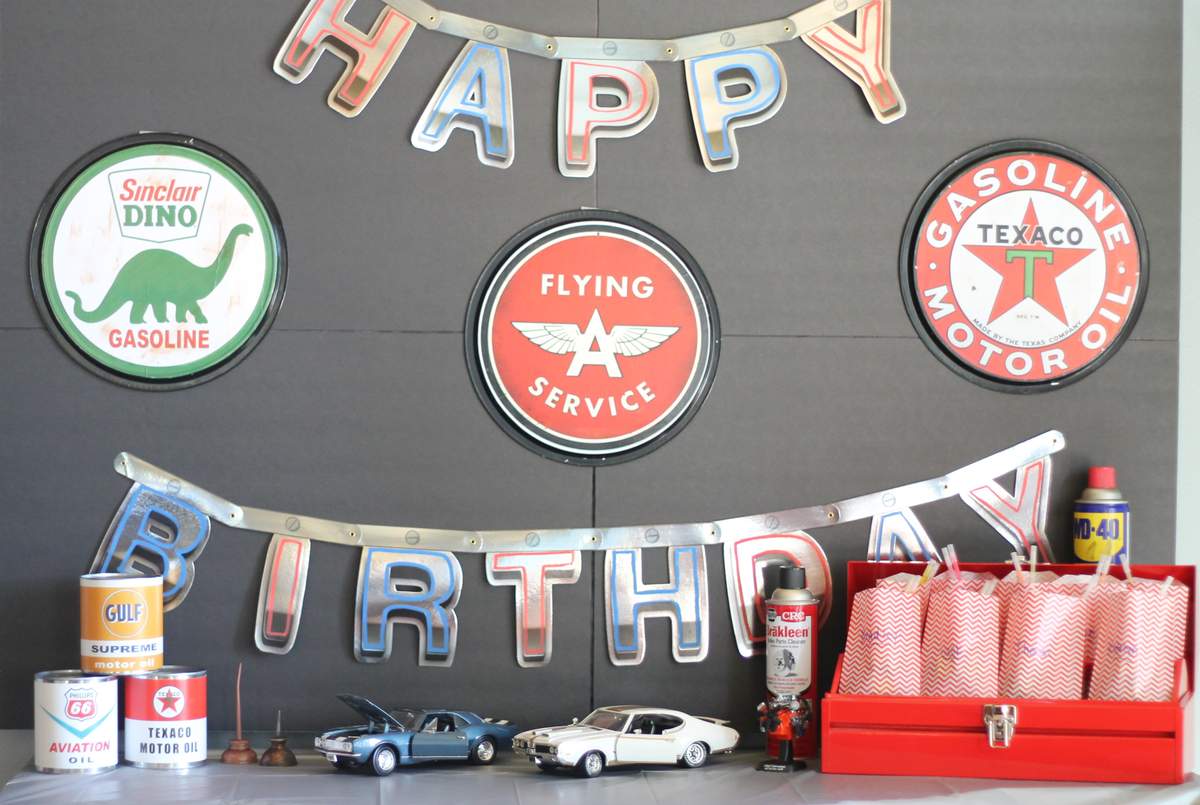 classic-vintage-cars-birthday-classic-car-garage-party-catch-my-party