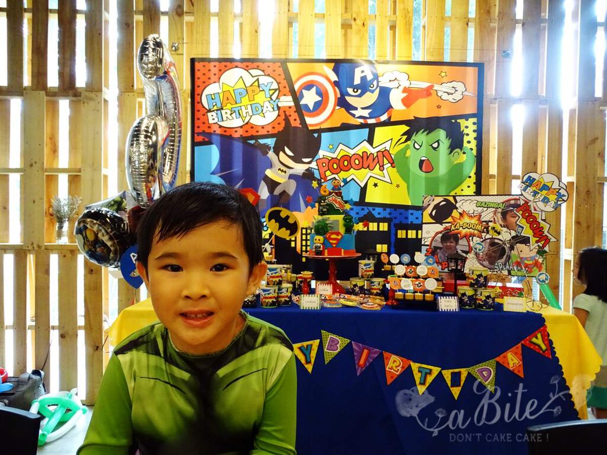Javier's Superhero Party - Superheroes