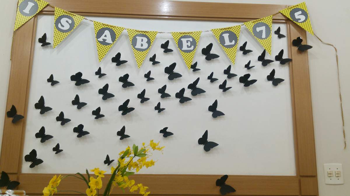 Isabel 75 anos - Black & Yellow