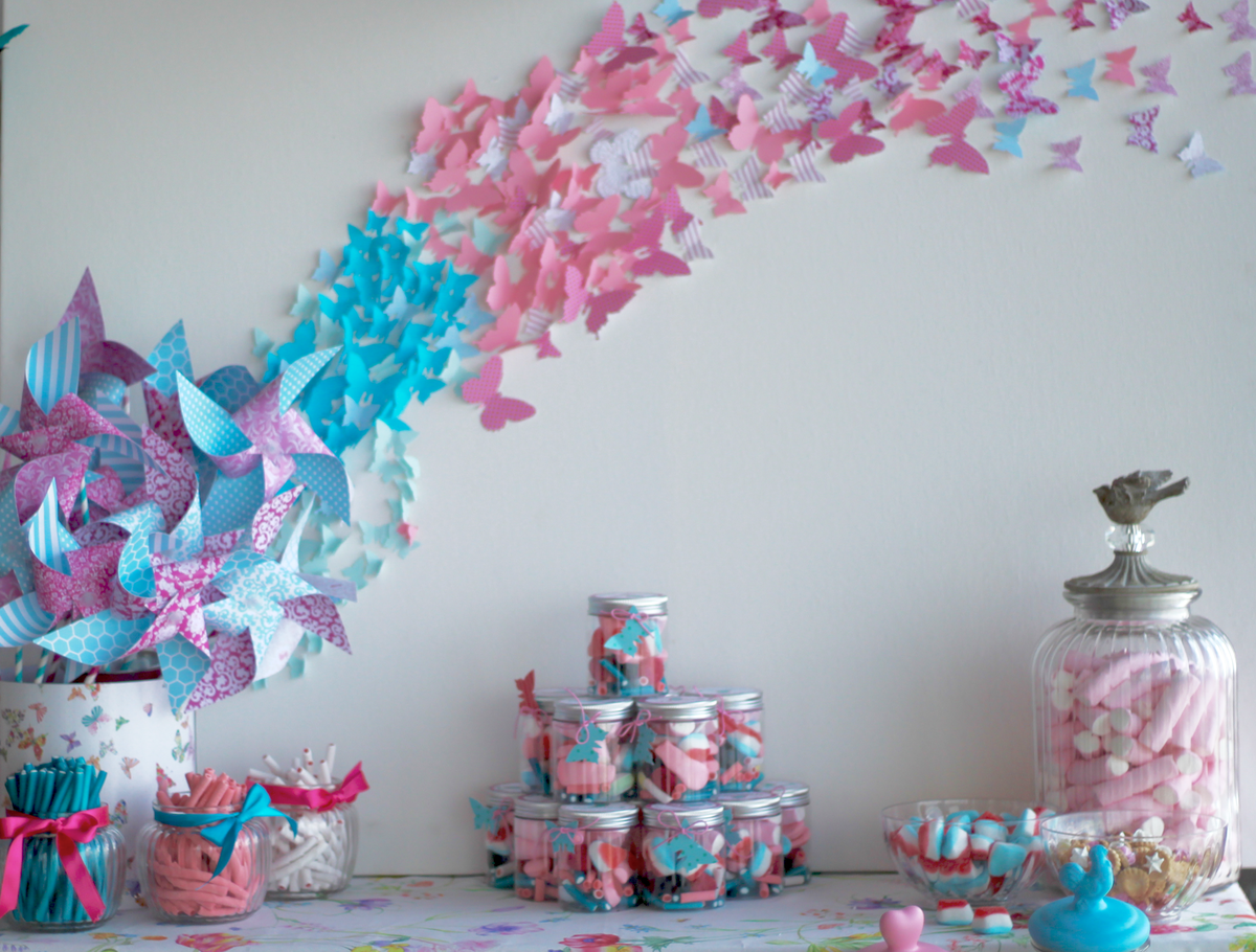 Pinwheels / Baptism "Pinwheels & Butterflies for Valentina" Catch My