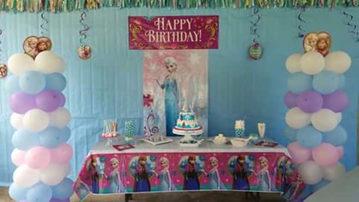 Frozen Disney Birthday Party Ideas Photo 3 Of 11 Catch My Party