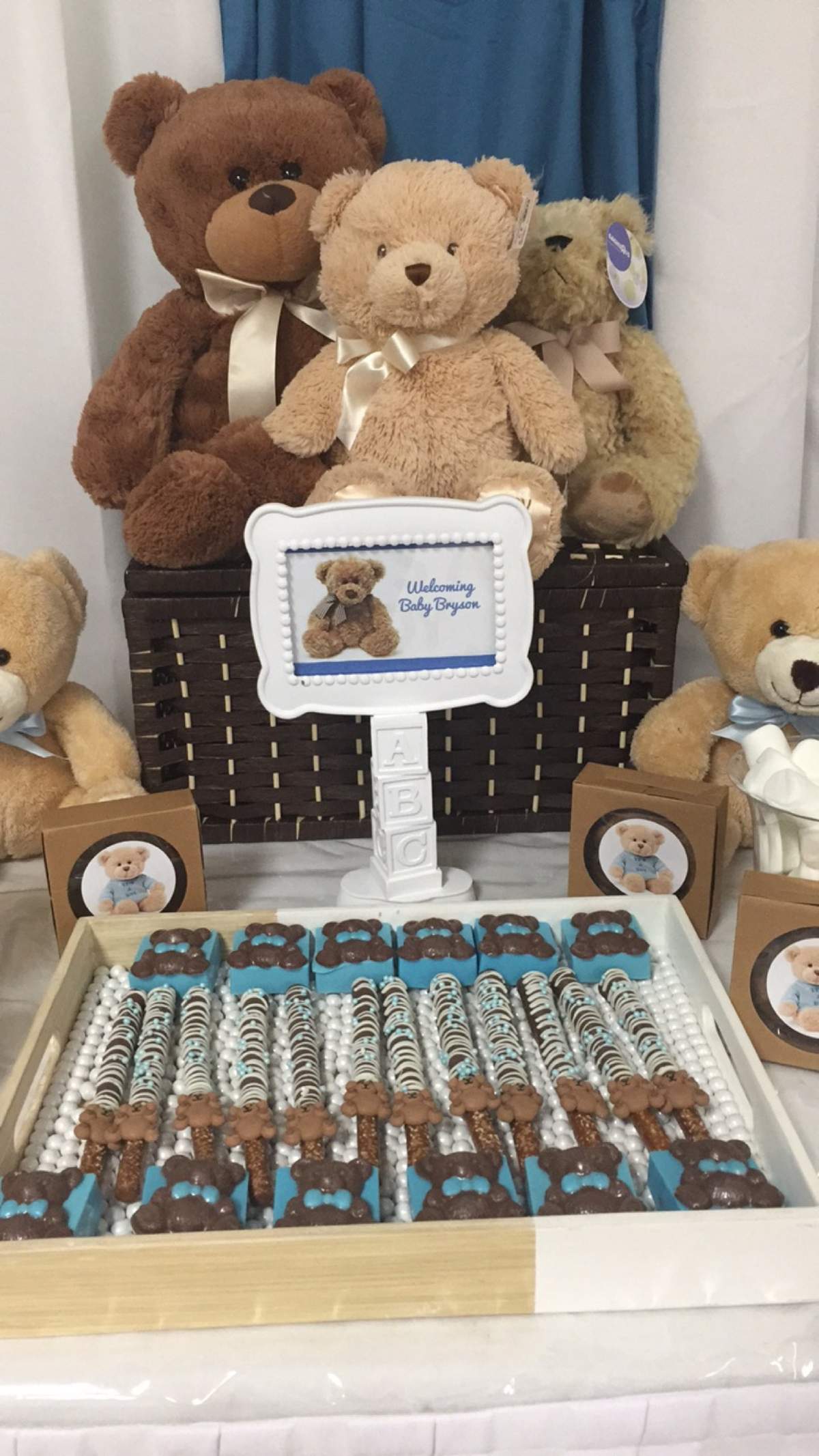 Teddy Bears Baby Shower Party Ideas Photo 3 Of 9 Catch My Party
