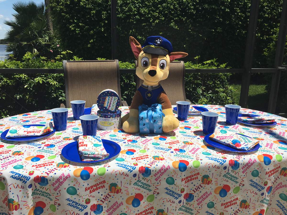 LJ's 3rd Birthday - Paw Patrol Chase is on the Case