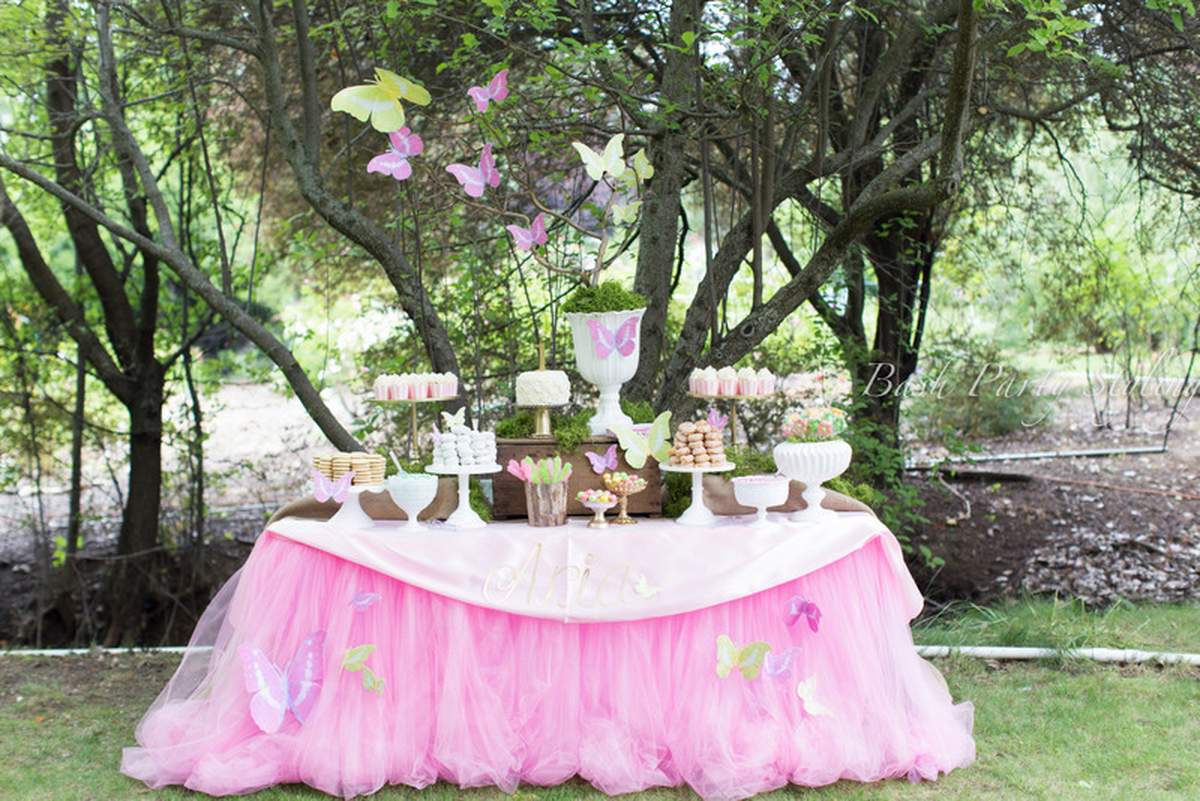 Aria's Woodland Butterfly 1st Birthday Bash - Woodland/Butterfly