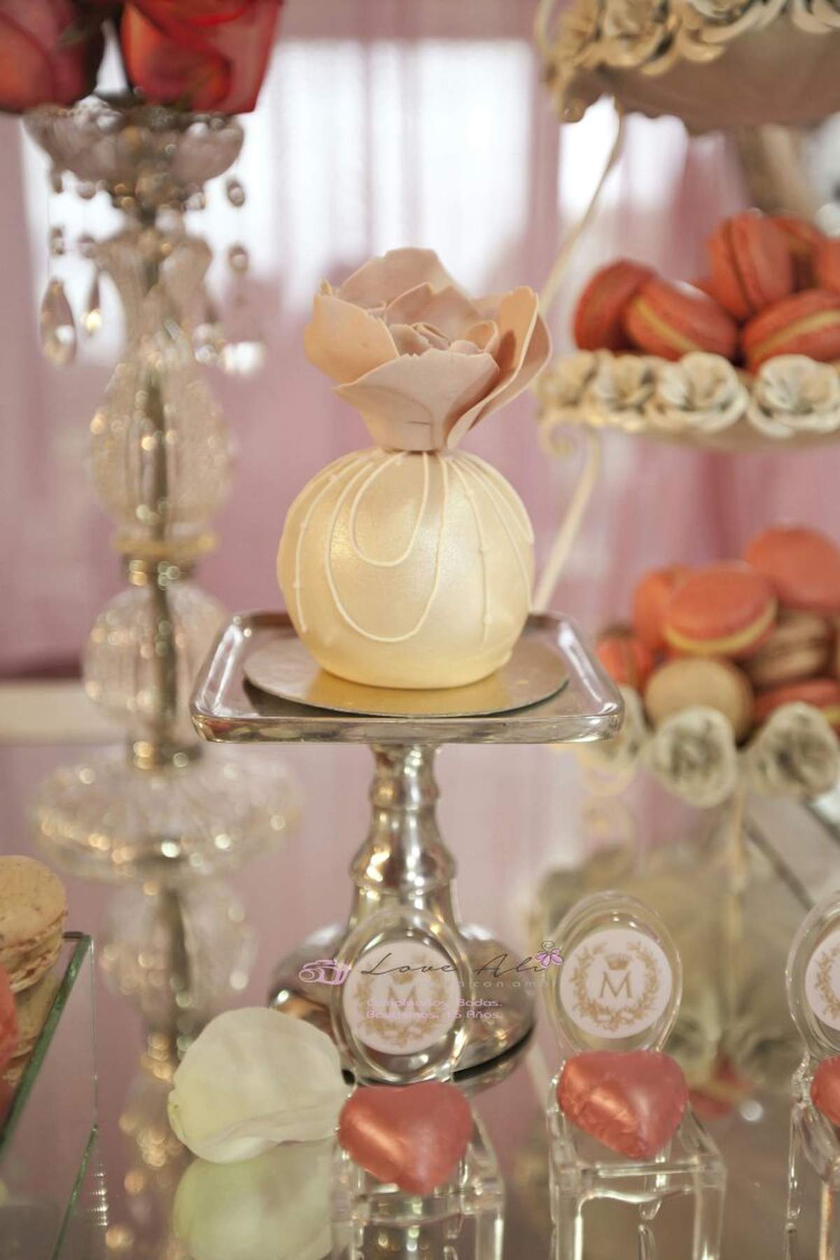 gold and pink Birthday Party Ideas | Photo 1 of 26 | Catch My Party