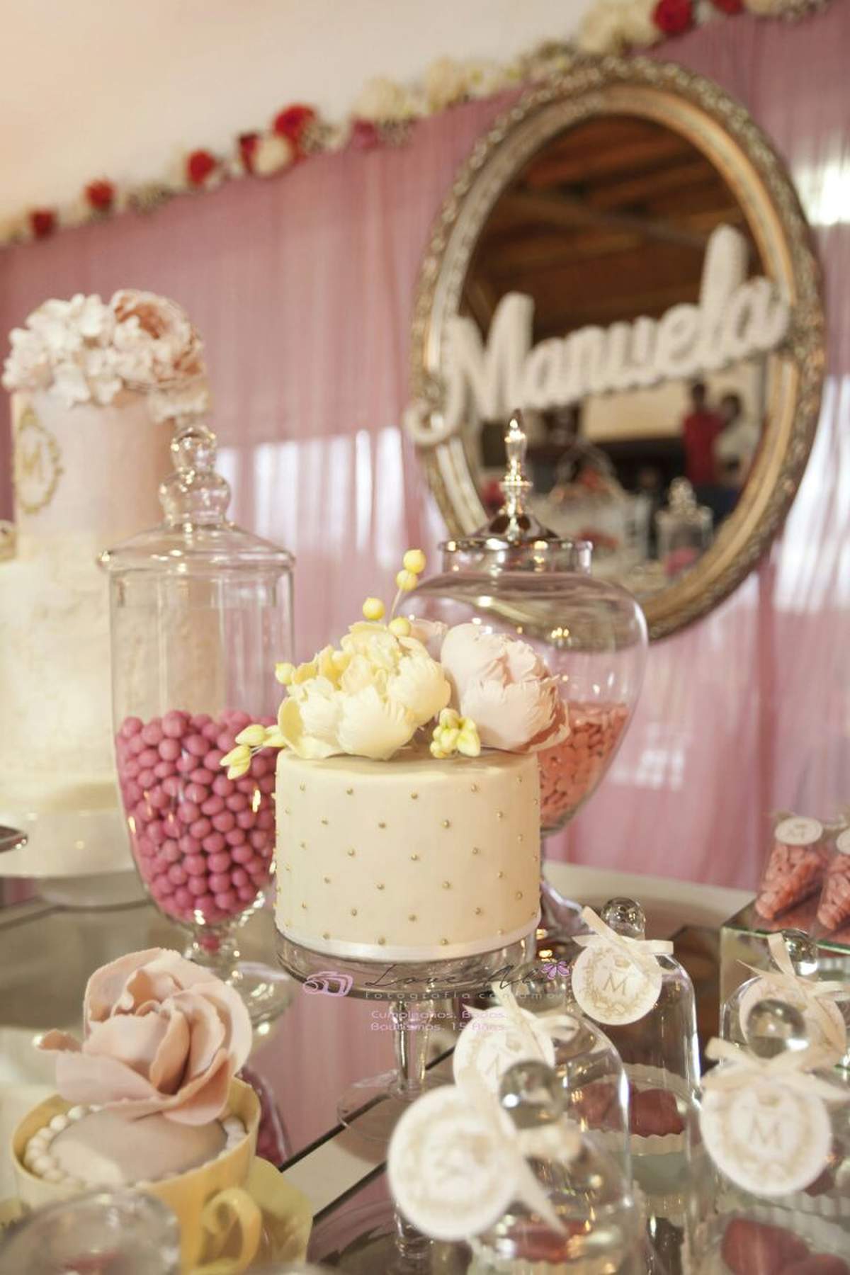 Manuela´s Party  - gold and pink