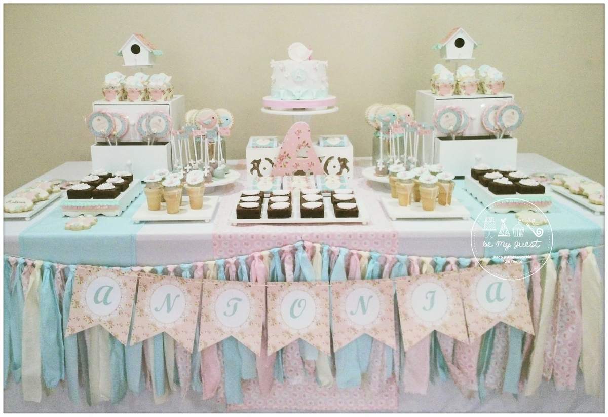 Cumpleaños Antonia - Shabby Chic Birds
