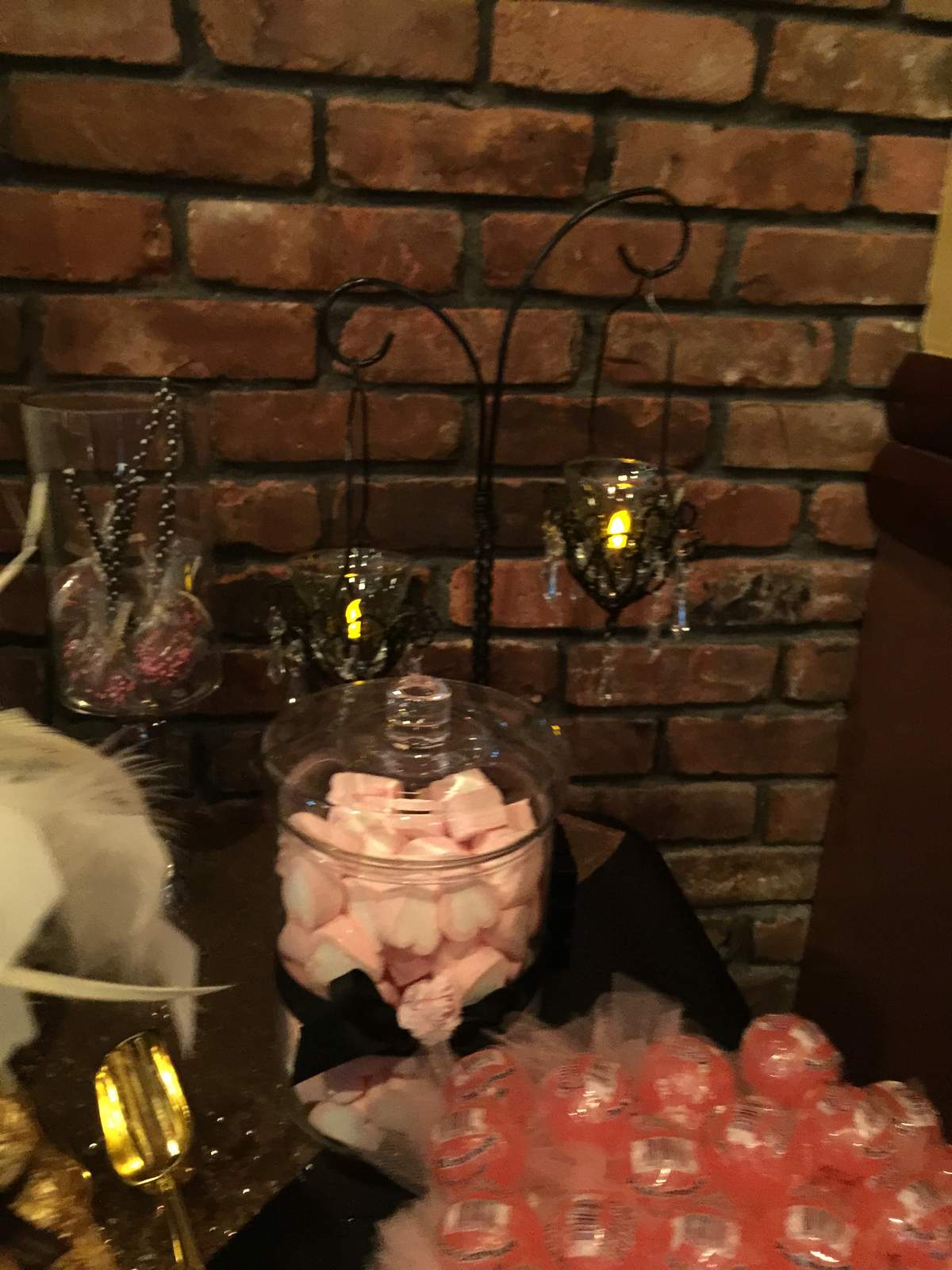 Gold, black and blush Bridal/Wedding Shower Party Ideas Photo 42 of