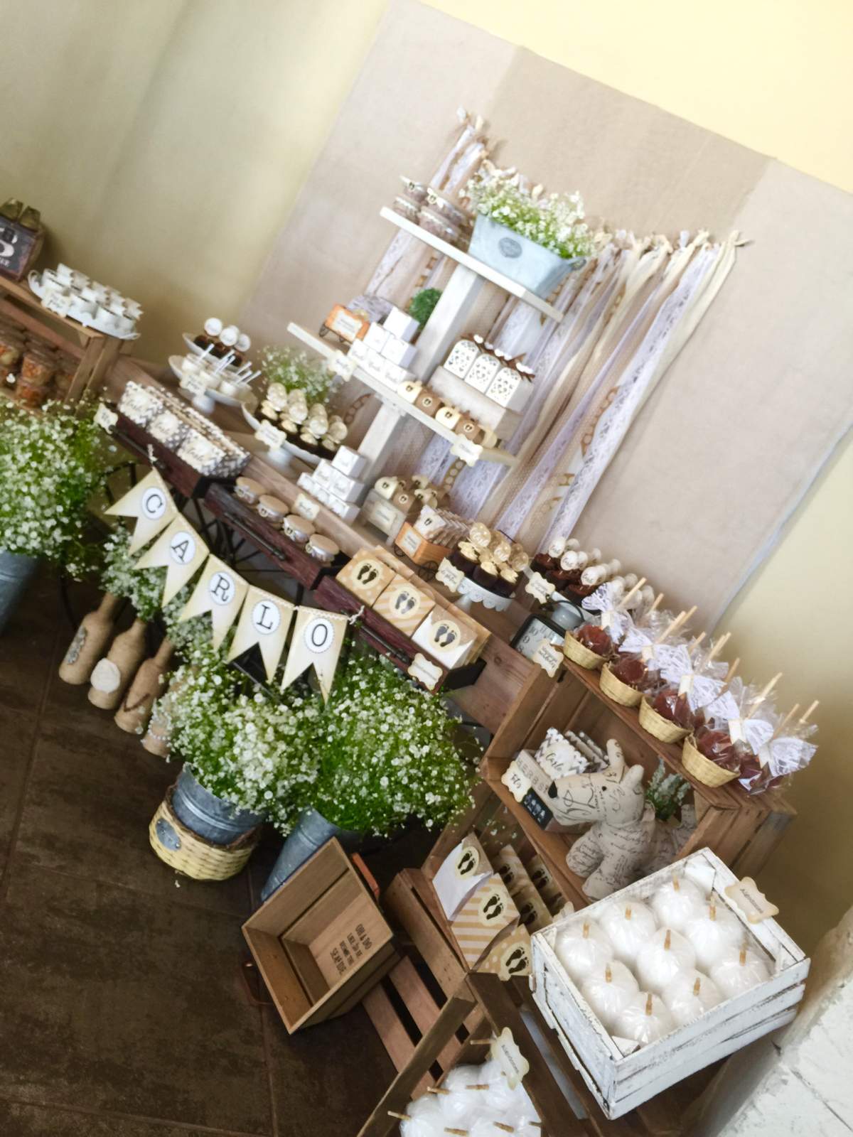 Shabby Chic Baptism - Carlo's Baptism 