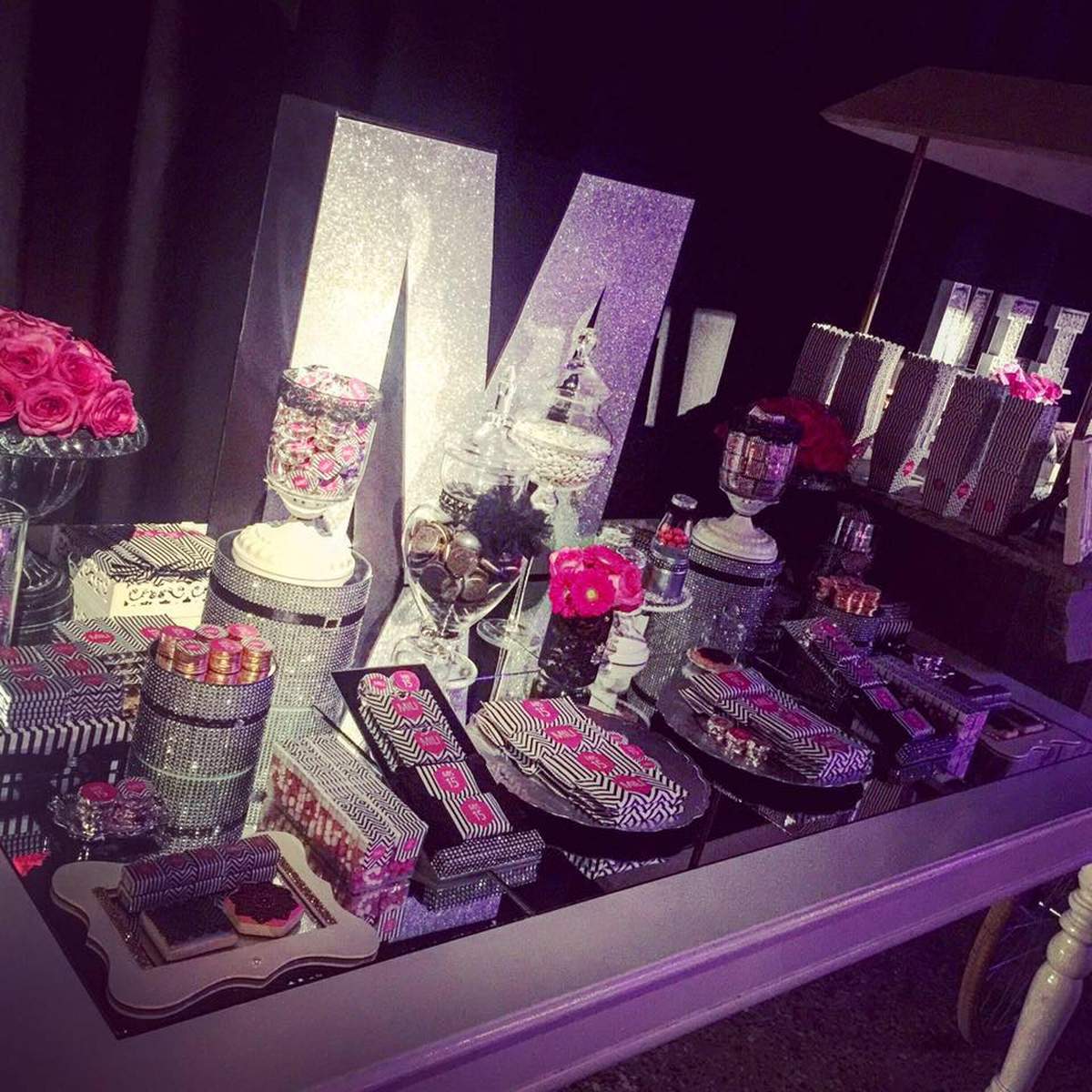 Bling Fifteen Birthday Party Ideas Photo 3 of 18 Catch My Party