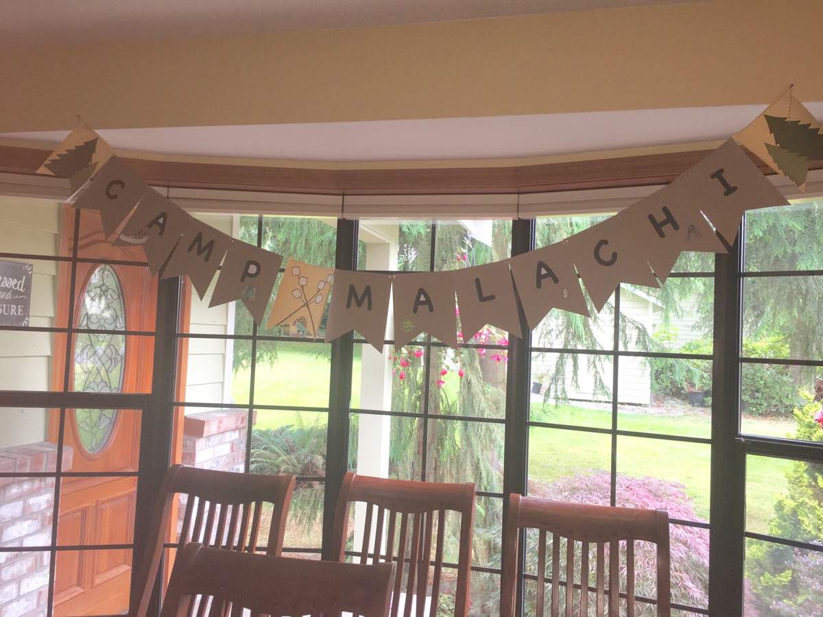 Malachi's Camping Birthday Party - Camping