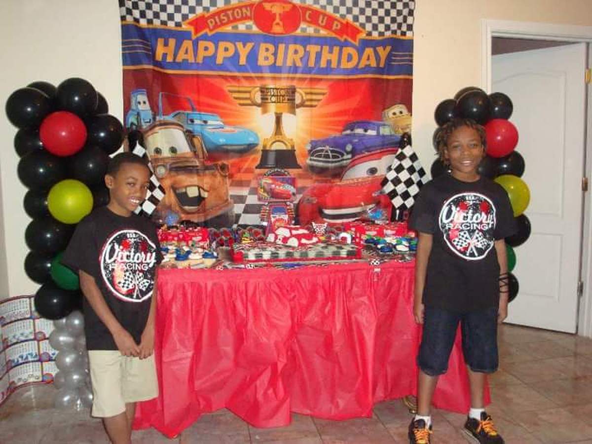 David and Charles Birthday Vrooom - Cars (Disney movie)