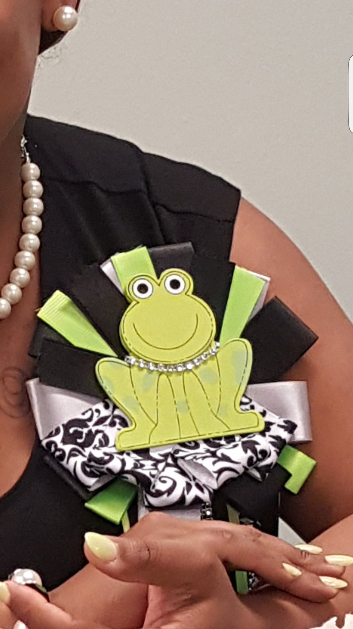 Jenny's Lime green and Black baby shower  - Frogs