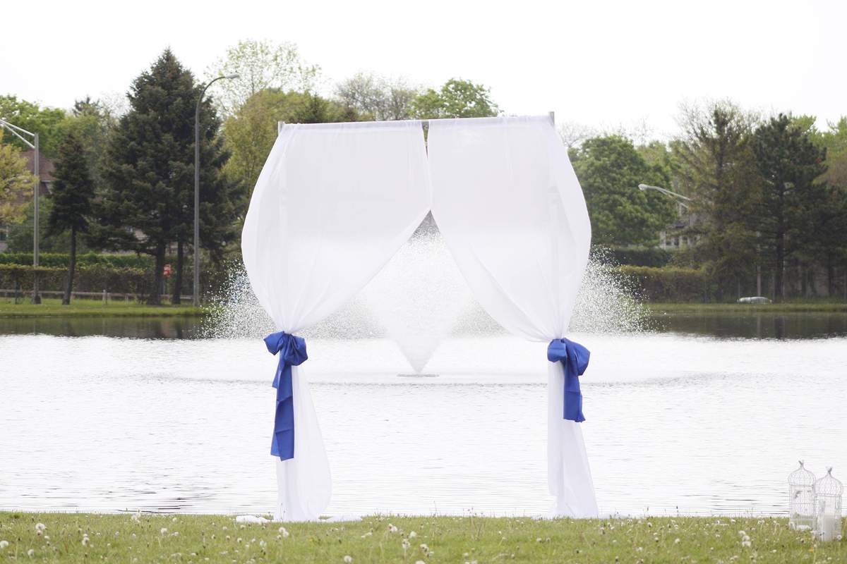 Kadejah and John's Wedding Reception - Color Theme-Blue and Silver
