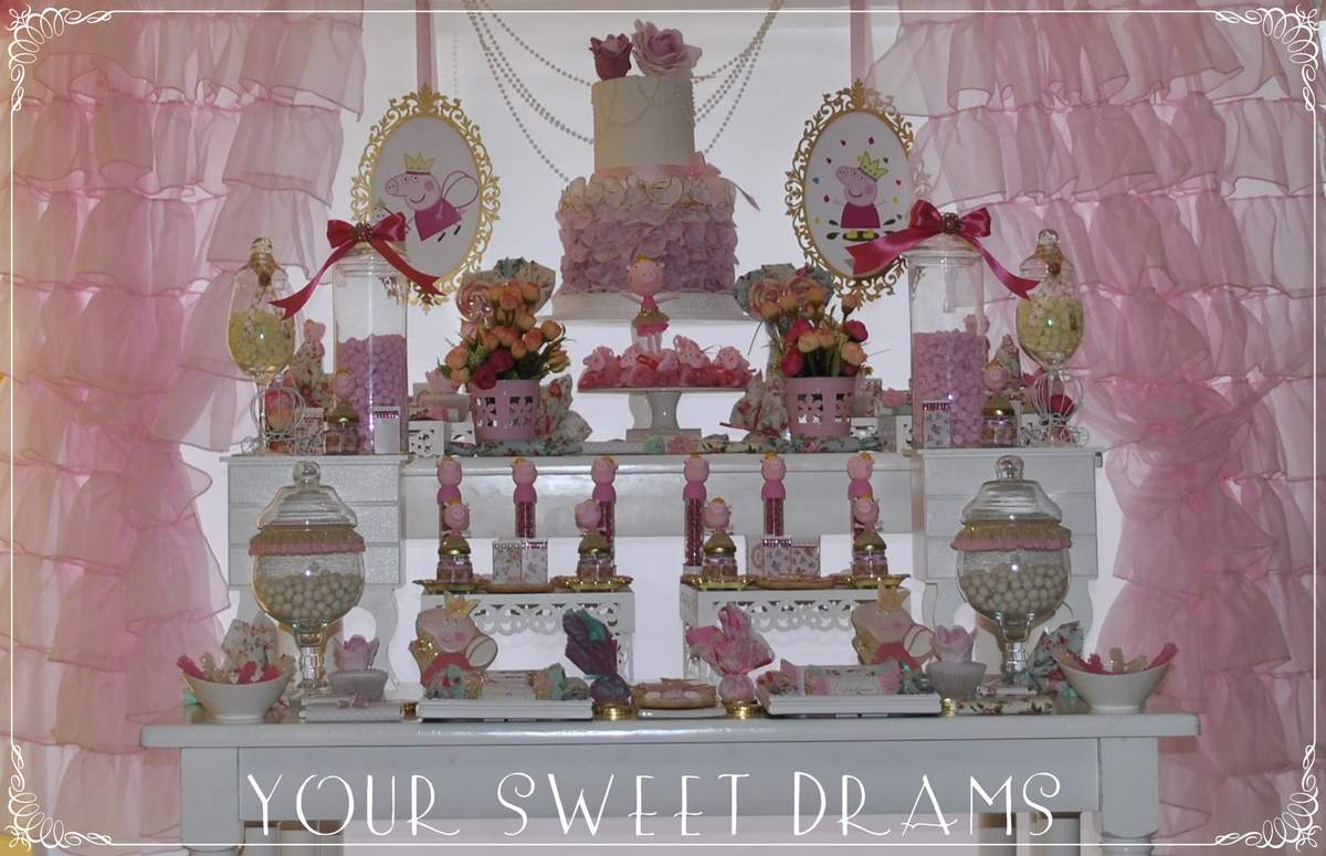 Peppa Pig Princess Birthday Party Ideas Photo 1 Of 22 Catch My Party