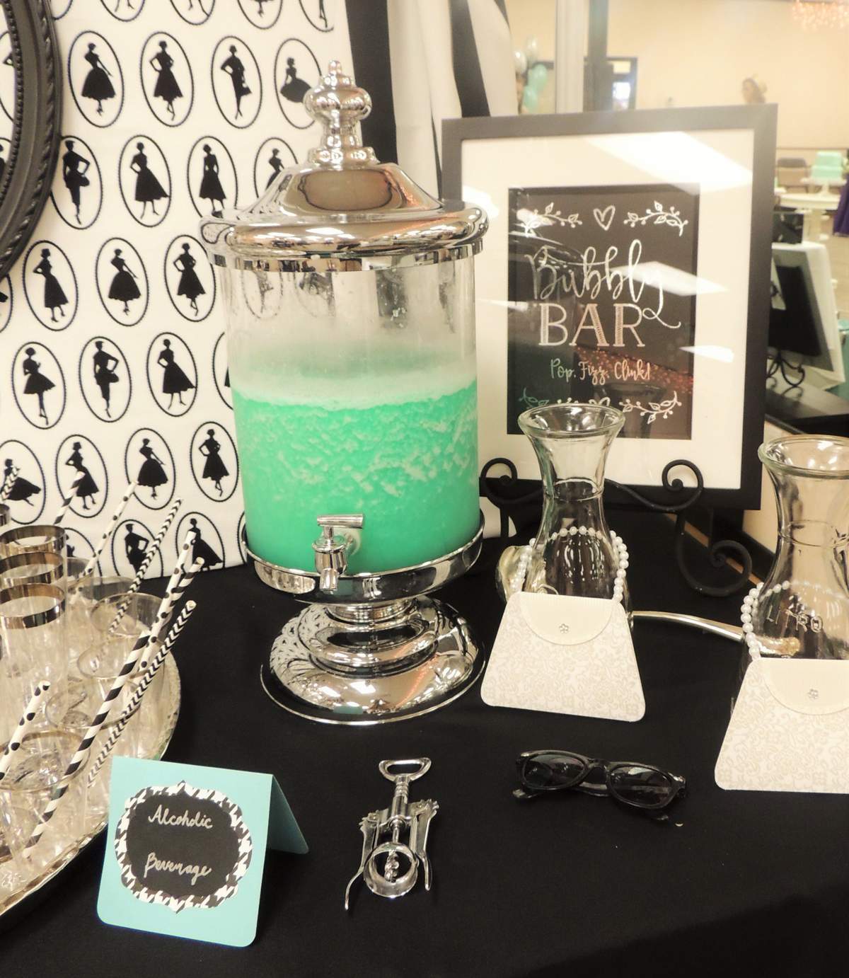 1960 s Cocktail Party Inpiration Bridal Wedding Shower Party Ideas 