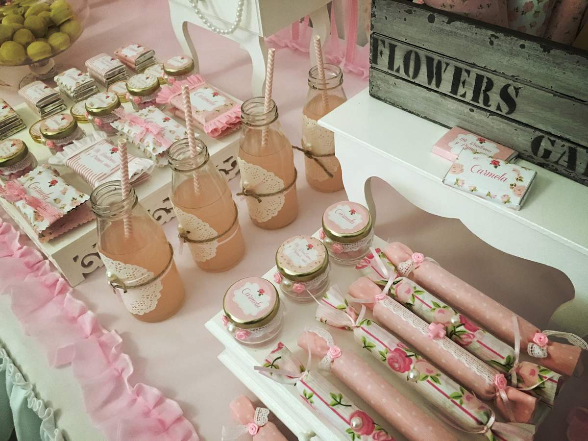 Shabby chic Birthday Party Ideas Photo 6 of 23 Catch My Party
