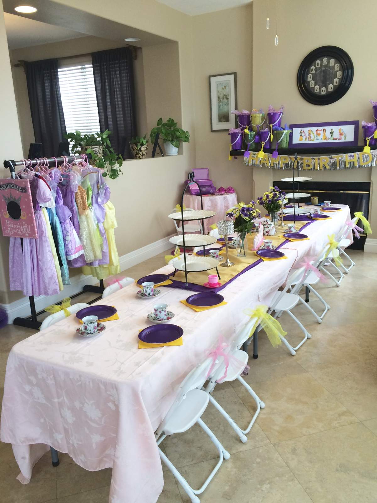 Princess rupunzel  - Rupunzel tea party 