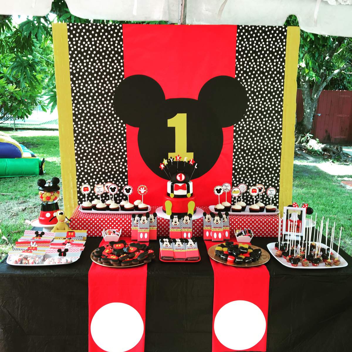 Mickey Mouse Birthday Party Ideas Photo 2 Of 14 Catch My Party
