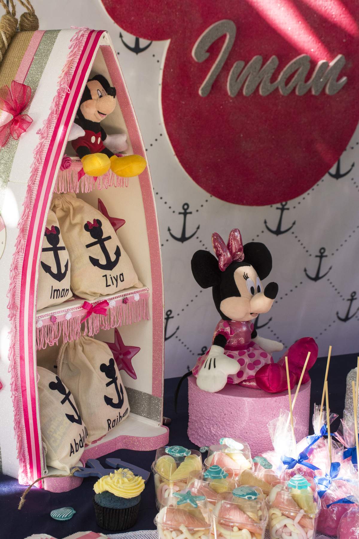 Iman's 2nd Birthday Party - Nautical Minnie and Mickey