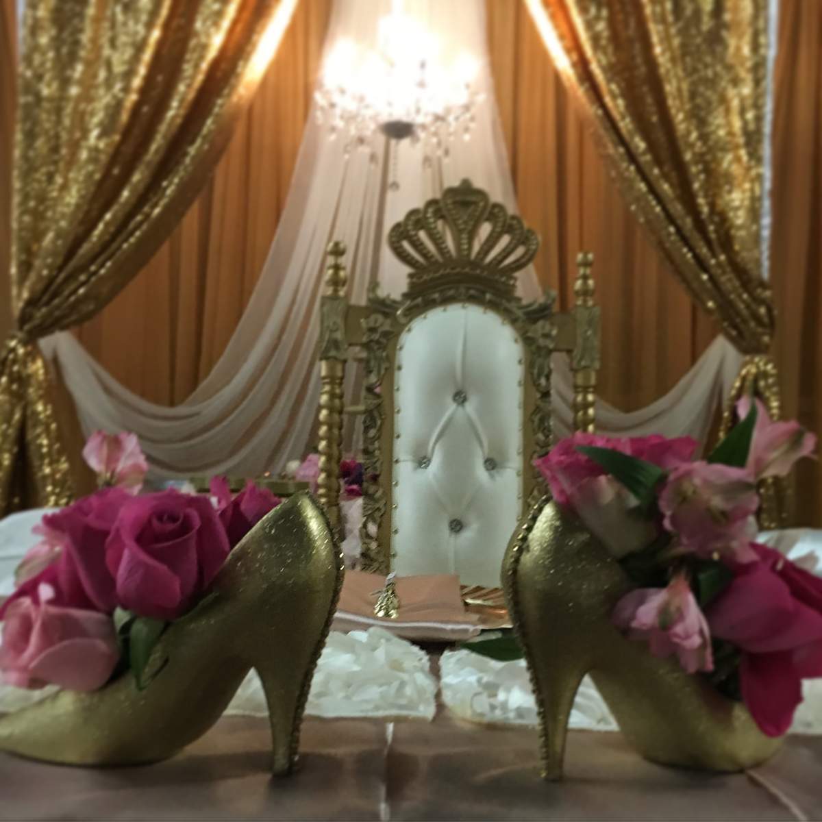 Carolina's quince - Blush and gold  princess