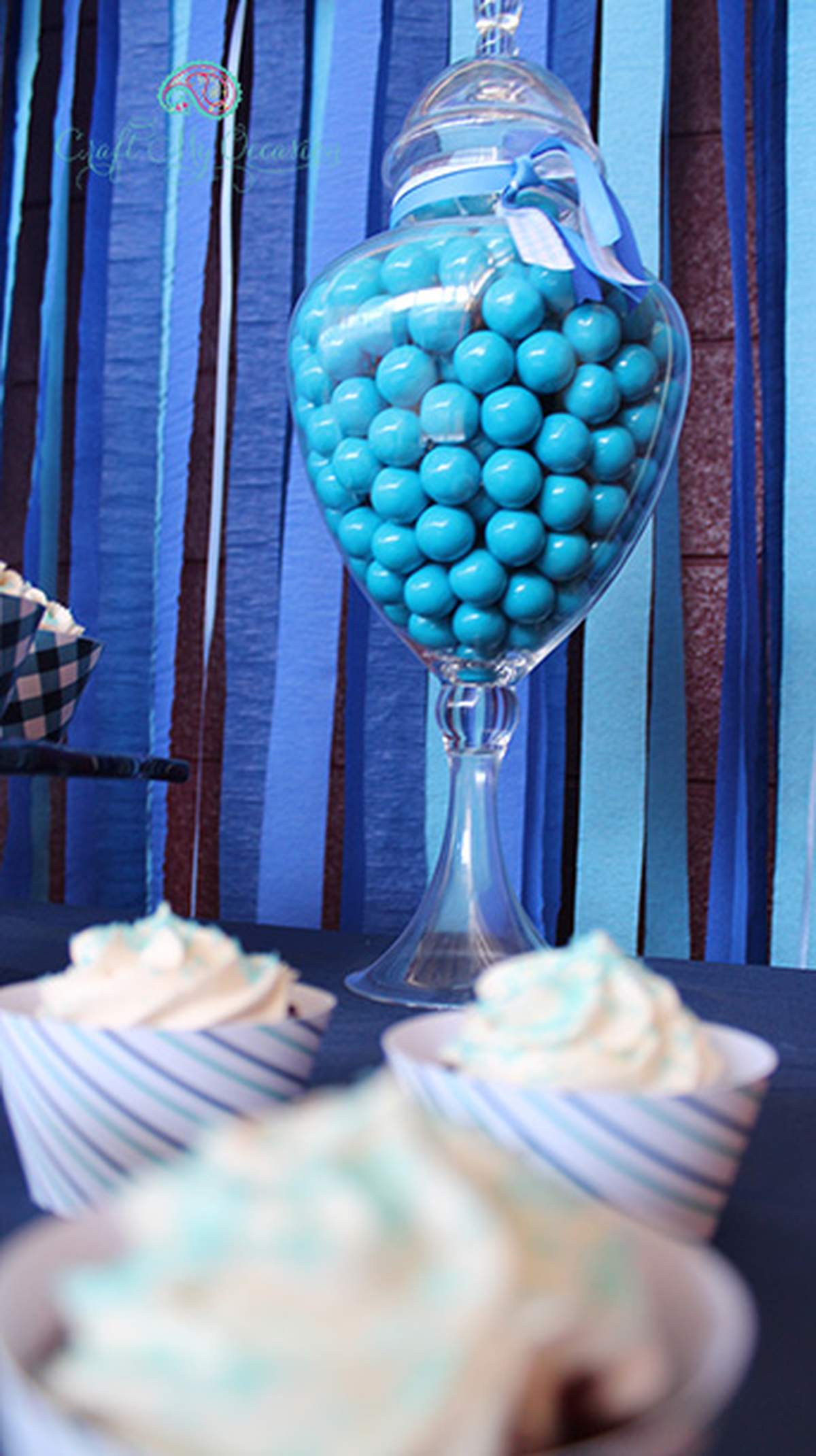Blue Baby Shower Party Ideas Photo 1 of 8 Catch My Party