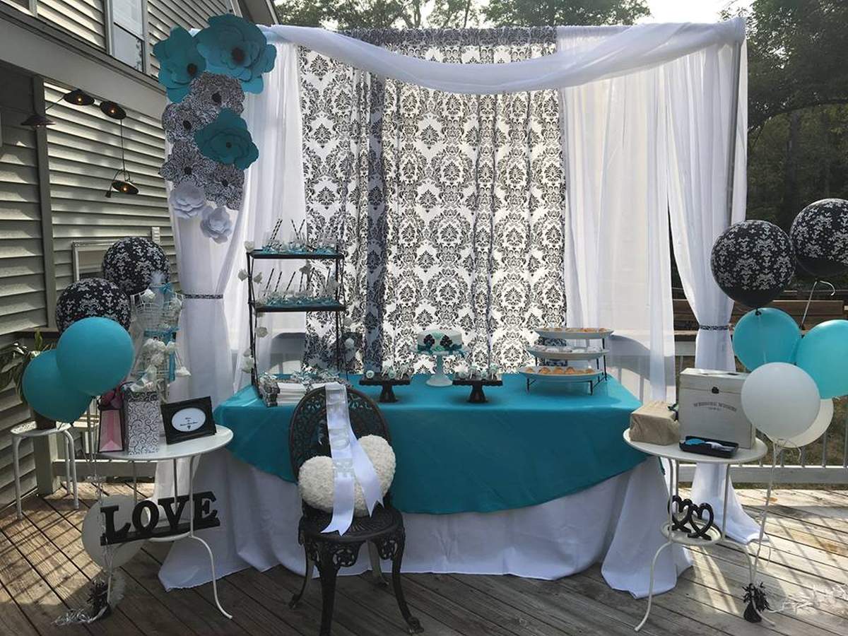 Damask Bridal/Wedding Shower Party Ideas Photo 22 of 24 Catch My Party