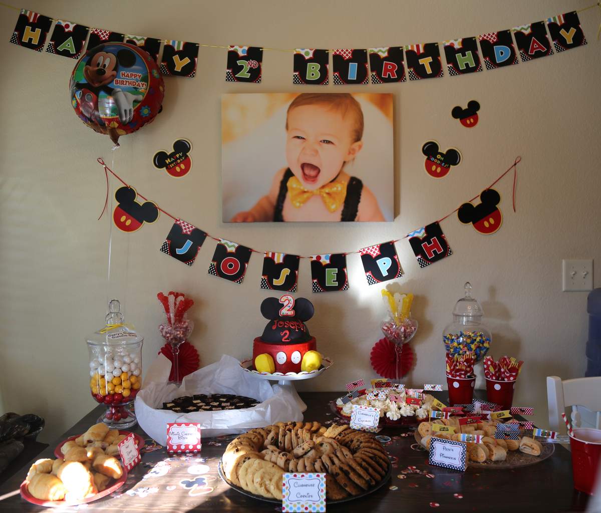 Joseph's Birthday Party - Mickey Mouse