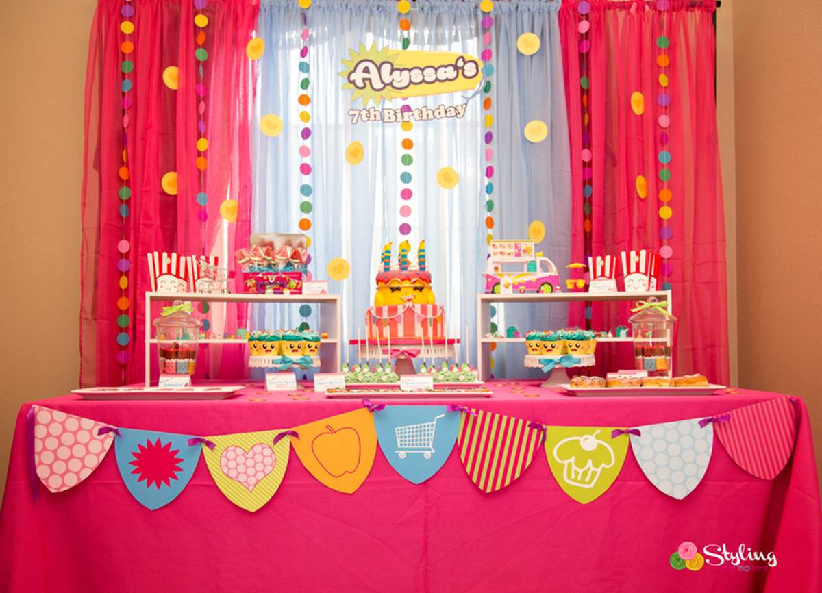 shopkins birthday party ideas photo 2 of 36 catch my party
