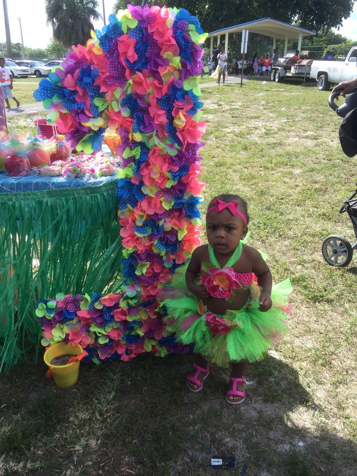 Layla's first birthday  - "Luau"