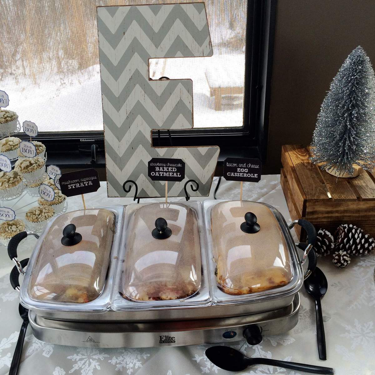 Baby, It's Cold Outside Baby Shower Baby Shower Party Ideas | Photo 3 of 24  | Catch My Party, image size:1200x1200