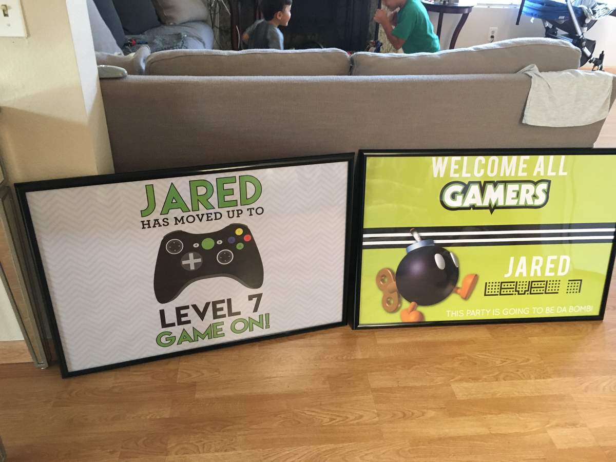 Video Games Birthday Party Ideas Photo 11 of 48 Catch My Party