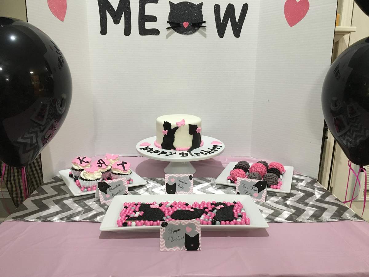 Kat's Kitty Cat Birthday Party  - Cats
