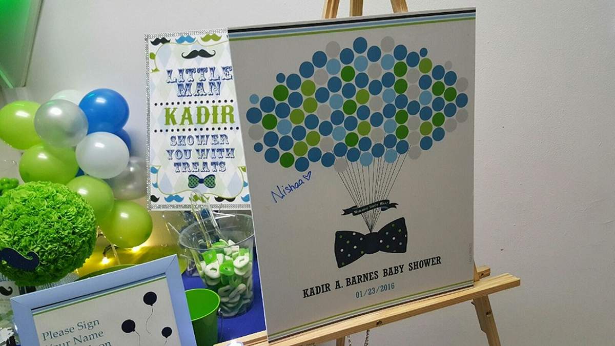 Mustache and Bow-tie Baby Shower - Mustaches / Little Man