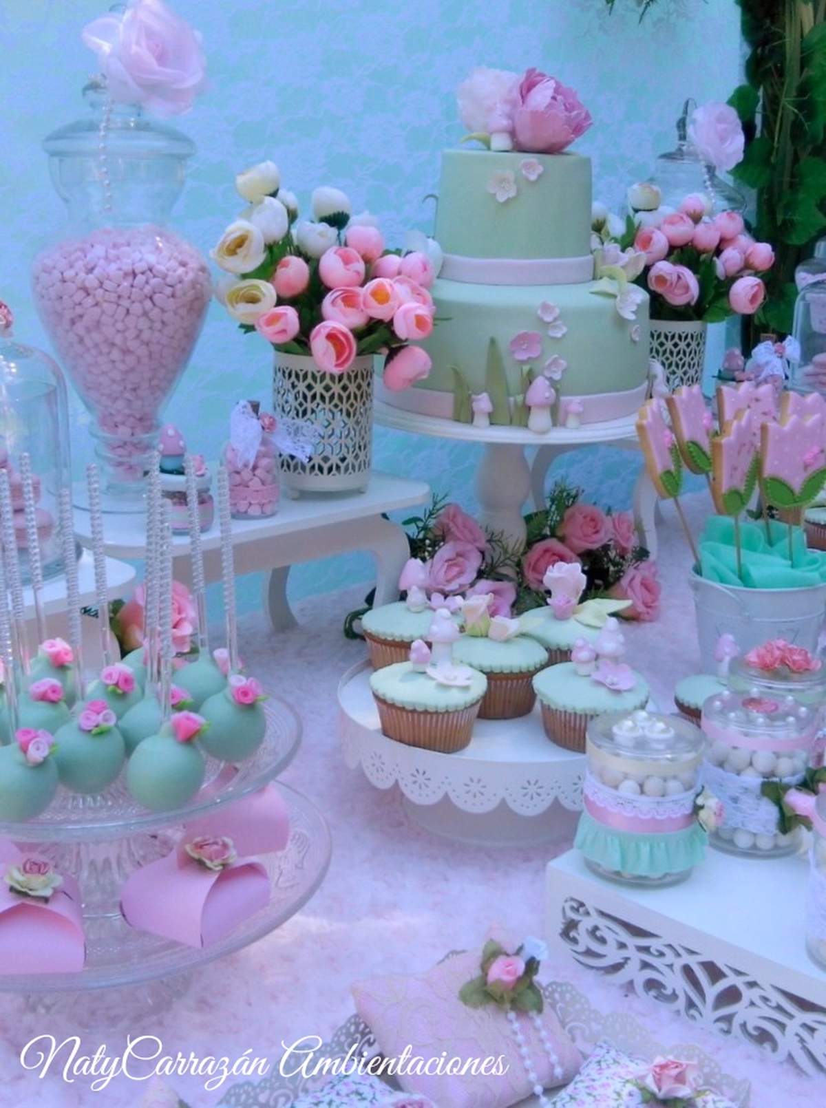 Garden flowers Birthday Party Ideas Photo 4 of 15 Catch My Party