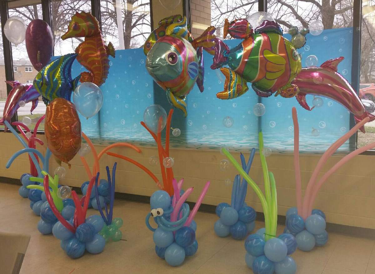 Joy's first Birthday party - Under the sea