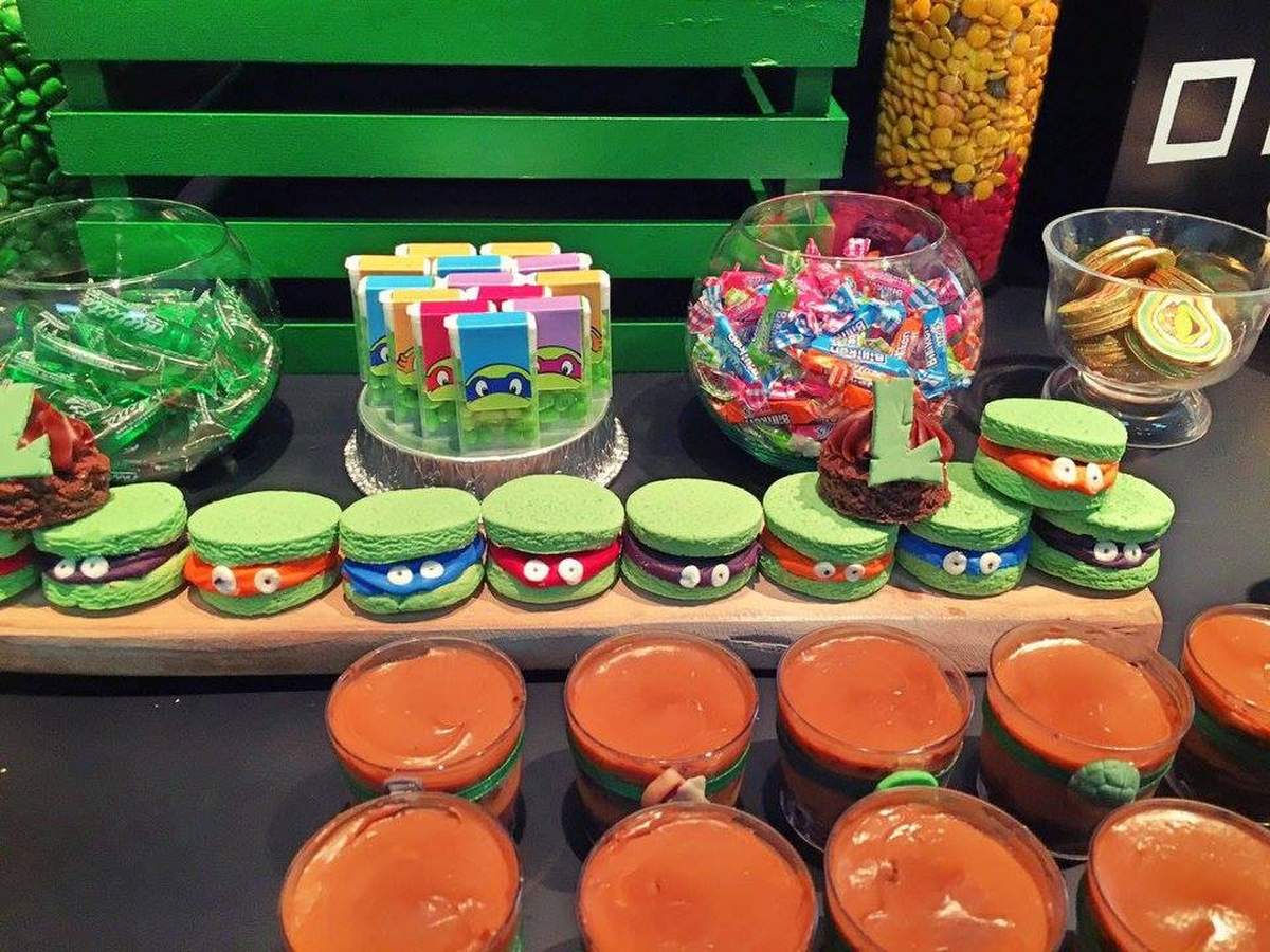 Ninja Turtles Birthday Party Ideas | Photo 1 of 36 | Catch My Party