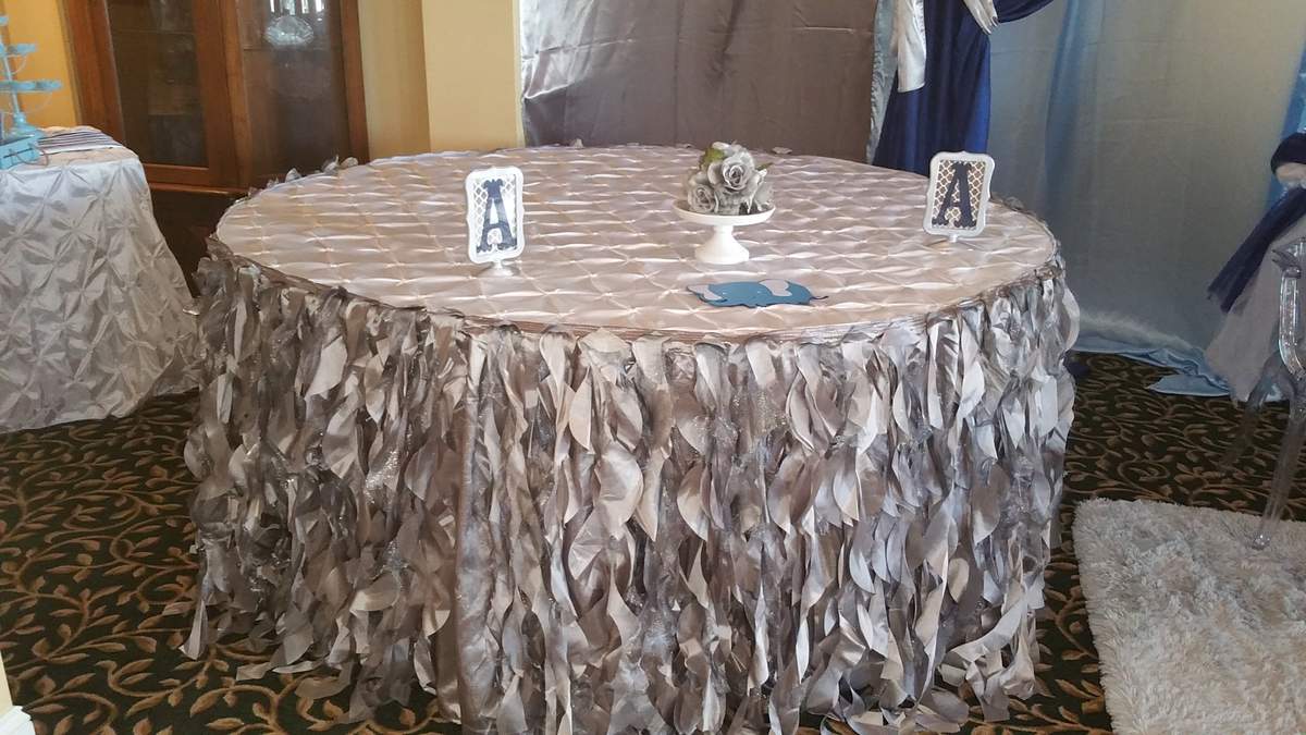 Iris elephant baby shower - Boy Elephant
