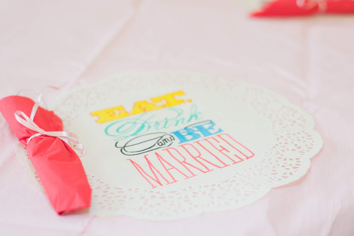 Eat Drink & Be Married - Food theme