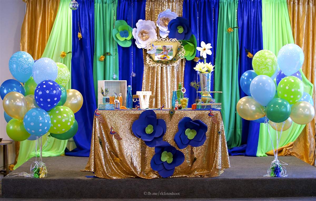 Krishna Theme Birthday Party Ideas Photo 3 of 25 Catch My Party