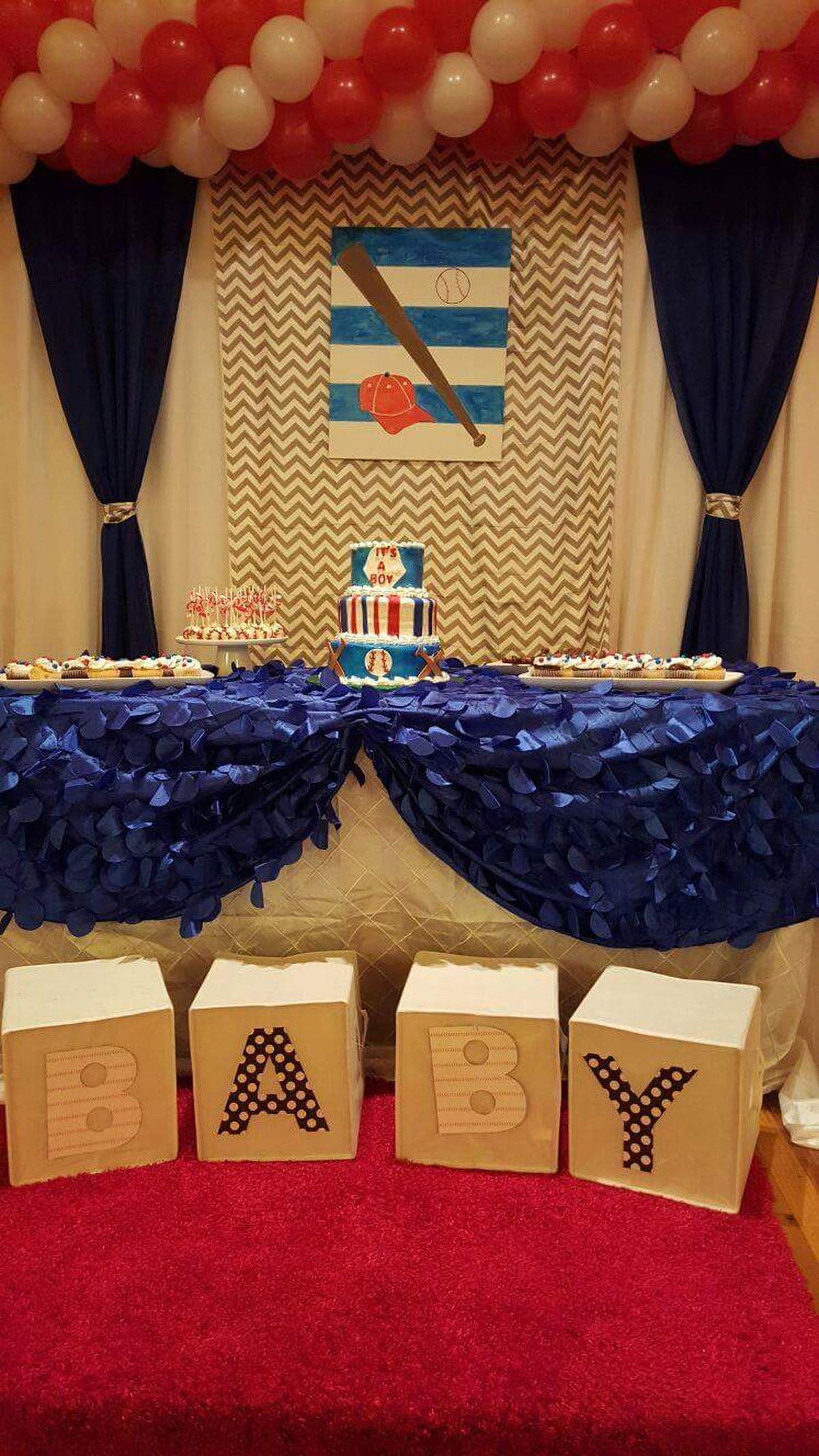 Baseball  baby shower  - Baseball 