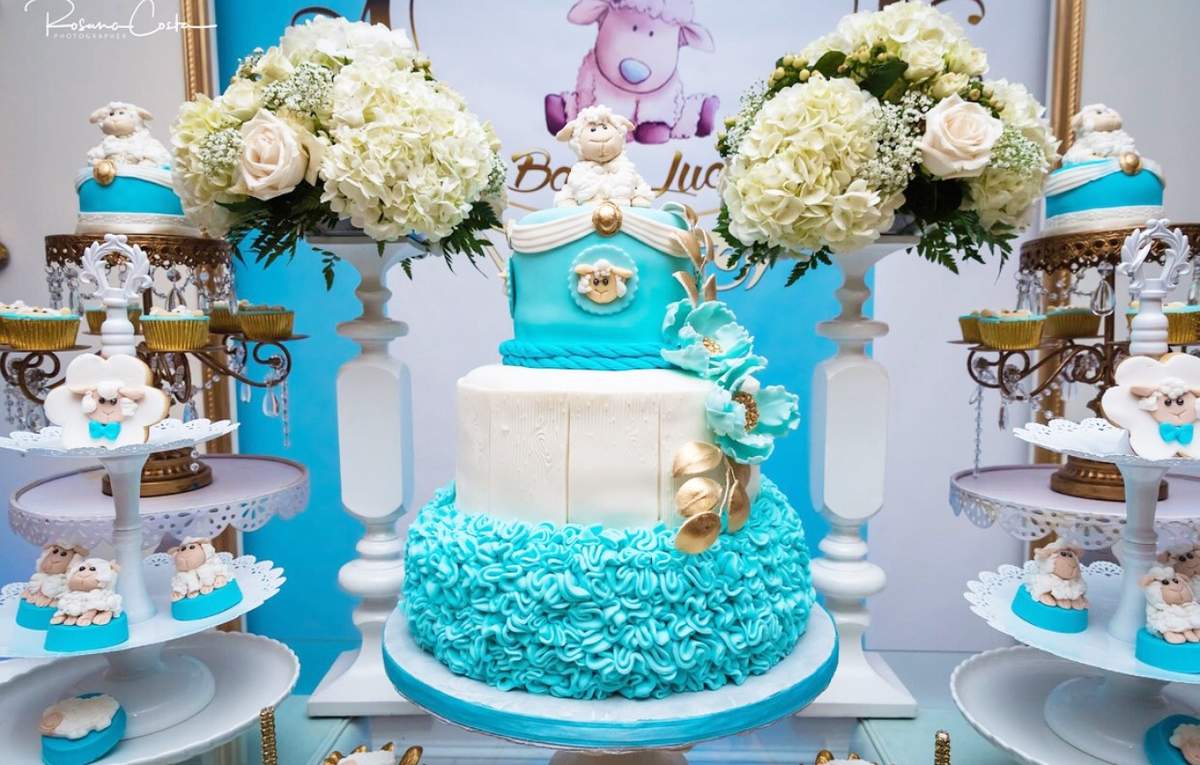 Lucas baby shower - Little lamb baby shower