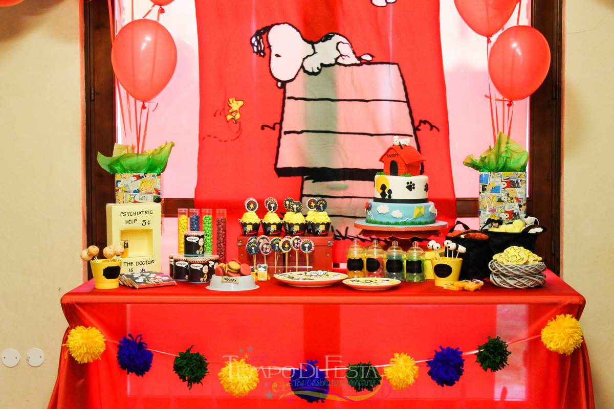 Peanuts Birthday Party Ideas Photo 3 of 25 Catch My Party