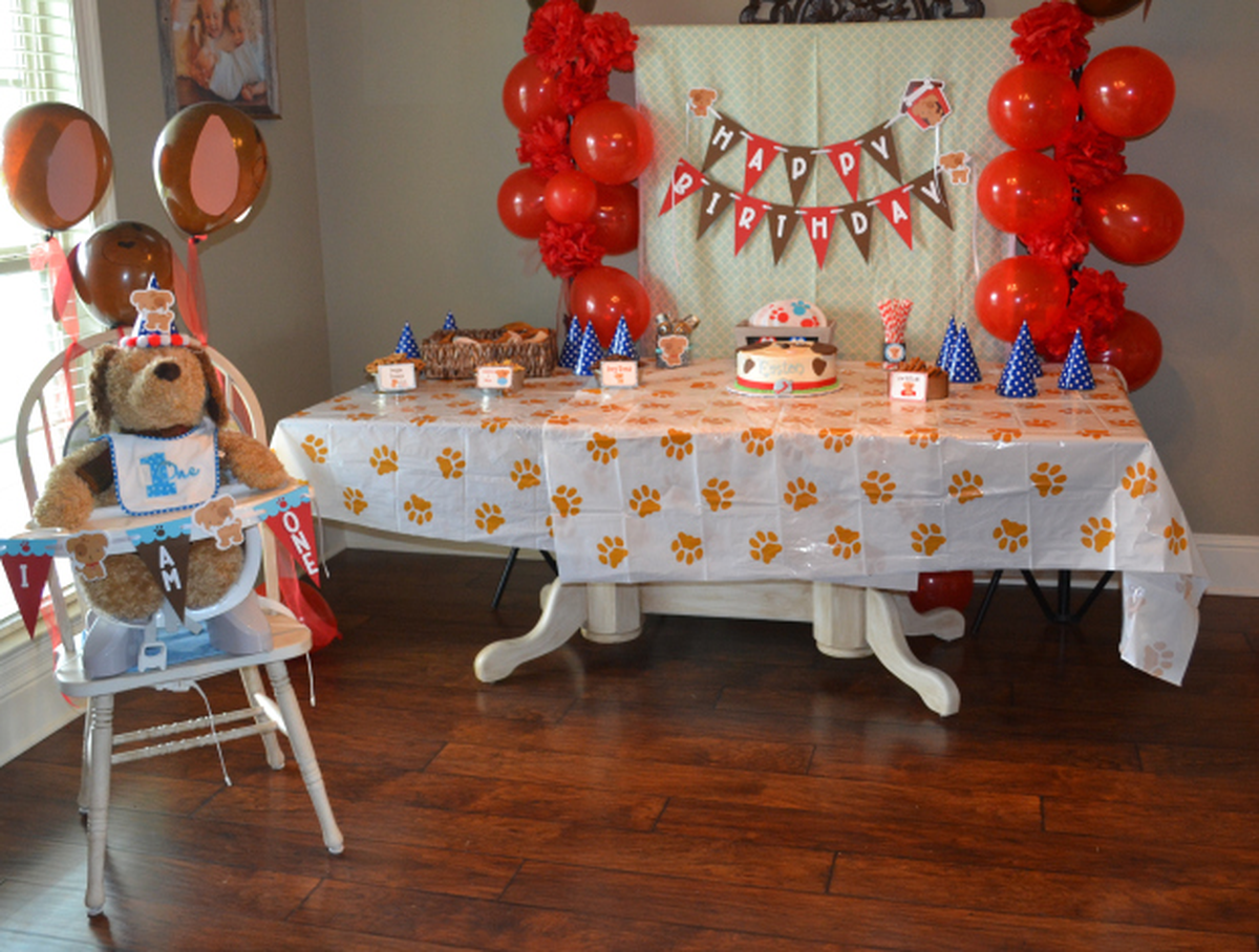 Easton's First Birthday - Puppy Paw-ty