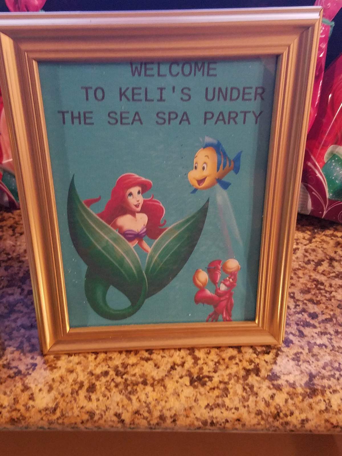 Keli's Under The Sea Spa Party  - Lil Mermaid 